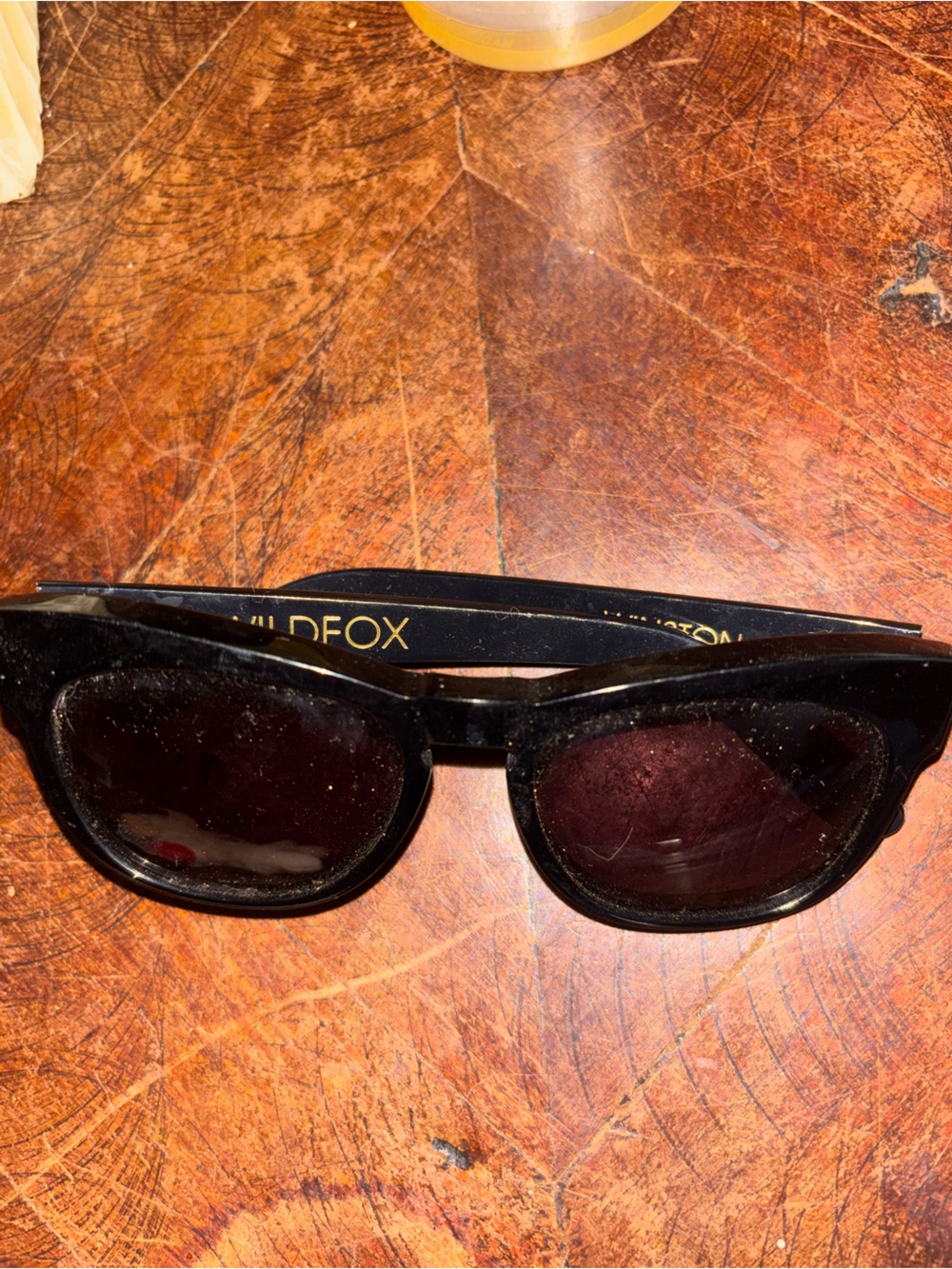 Wildfox Winston Cat Eye Chunky Women’s Y2K Black Sunglasses